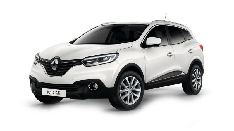 Renault Kadjar 2015 integrované lyžiny
